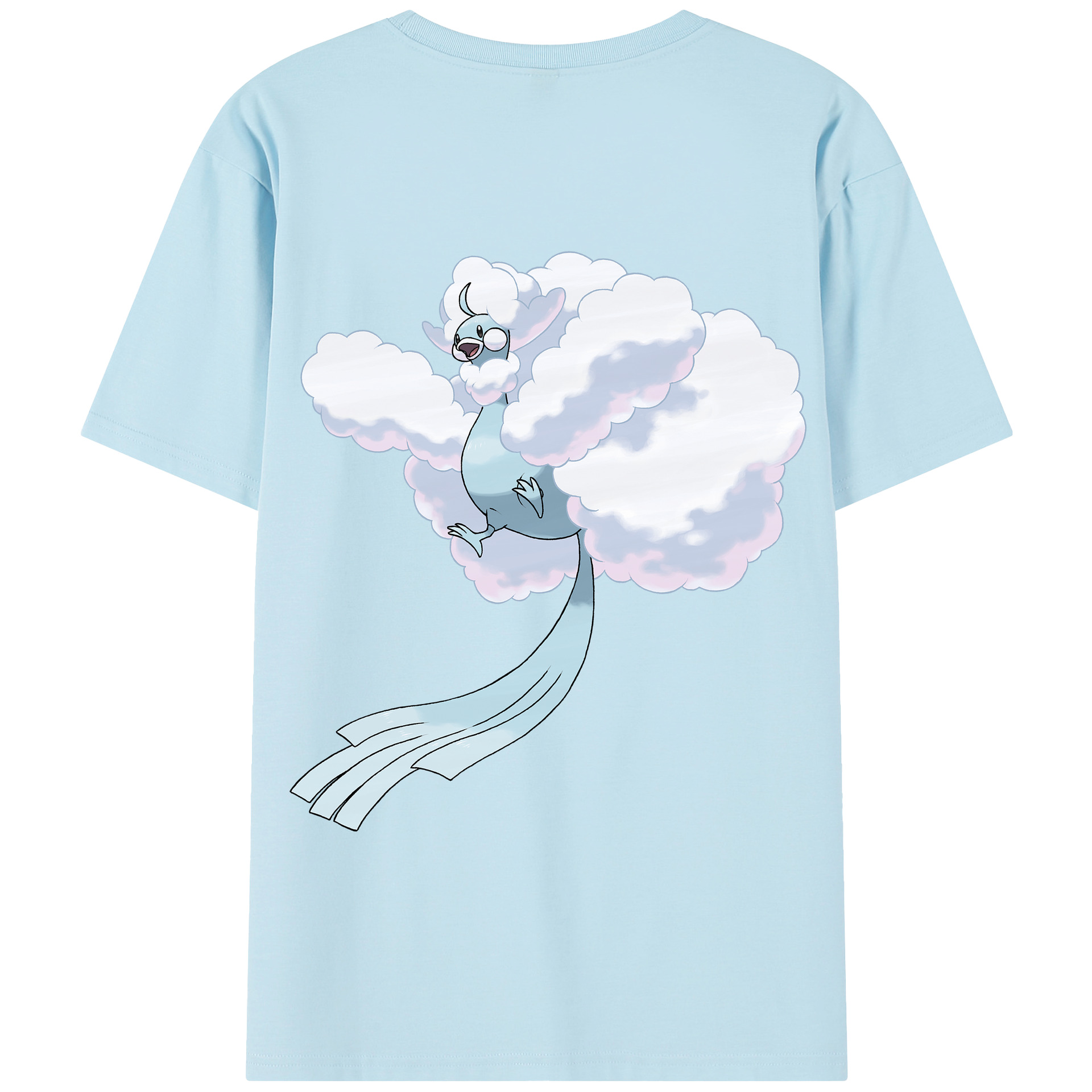 （画像用） ポケットモンスター Pokémon 綿100％半袖Tシャツ（背面プリント）